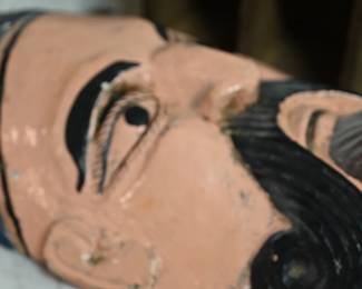 Large Painted Male Face Mask