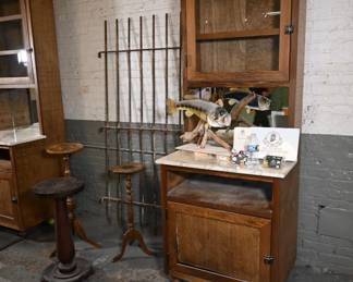 Highly desirable among designers for use as a home bar, display cabinet, or bathroom vanity.