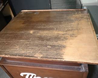 Vintage pulpit with sheet music storage trays - ideal hostess stand, welcome desk, guestbook display!