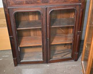 Two-Door Antique Display Cabinet, c. 1920s