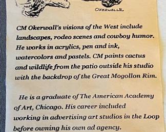 Original Watercolor "Monument Valley" by CM Okerwall