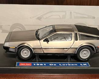 1981 Sun Star DeLorean Die Cast Model in the Orig Box (Back to the Future Car)