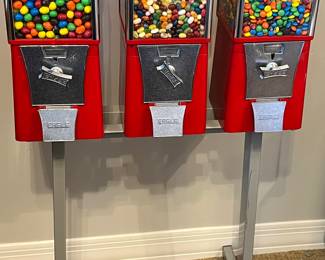 Eagle Triple Head Candy/Gumball Vending Machine