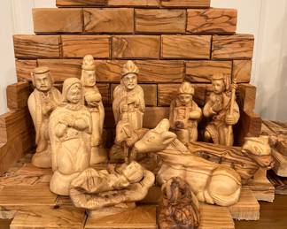 Wood Nativity