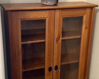 2- Door Glass Front Cabinet