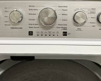 Maytag Washer Extra Power Deep Fill
