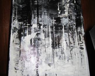 ' Abstract Extract' ( Acrylic, 8 x 12") Artist: Ansgar Dressler