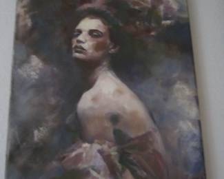 'Lady Gray' (Oil, 12 x 16") Artist: Aleksandra Galas