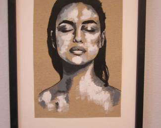 'Portrait Black & White' (11.8 x 8.3") Artist: Anita Kaufman