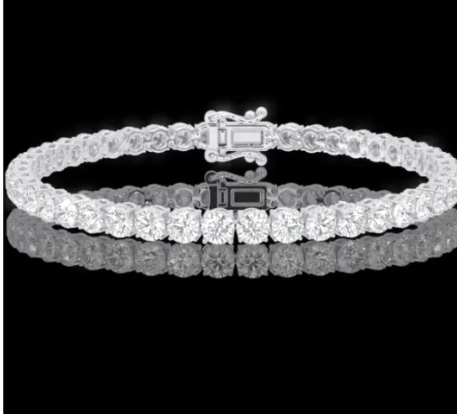 10 carat Diamond Tennis Bracelet. lab grown. Retailed for $12,500