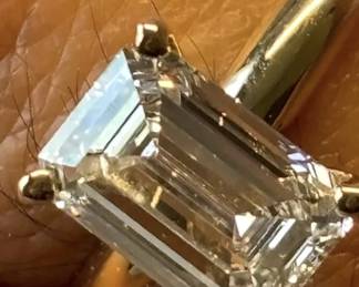 3 carat Emerald Cut Diamond