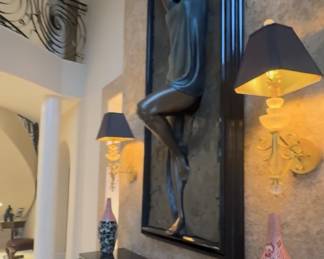Life Size signed Bronze Sculpture