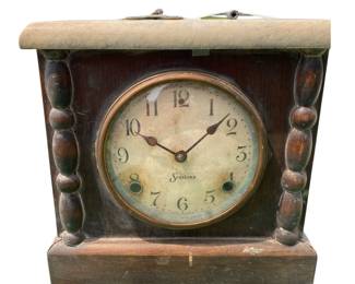 Antique Sessions Mantle Clock with Keys Untested