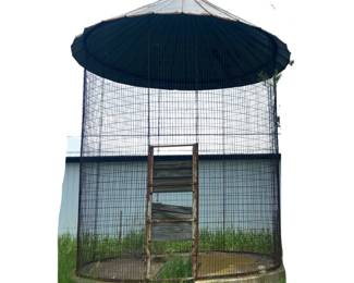 14' Dia Corn Crib 15' Tall Side Walls (Buyer to disassemble and remove)
