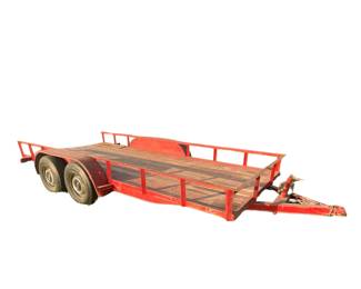 Atwood 16' Tandem Utility Deck Trailer 80" wide 5000 lb. 2" Ball with 12" Side Walls