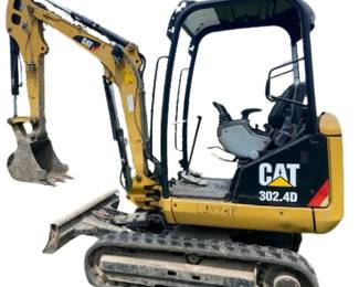 CATERPILLAR 302 4D Mini Excavator 1286 hrs. Ser# CAT3024DALJN00248