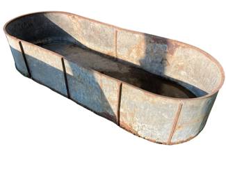 Steel Watering Tank 10' x 4' x 2' deep Stored indoors
