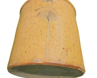 Antique Red Wing 2 Gallon Crock Yellow Ware Chipped