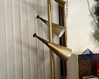 Mid century modern pole lamp