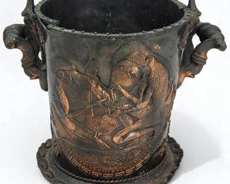 A Greek Handmade Copper Bucket