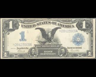 United States Of America 1899 "Black Eagle" $1.00 Silver Certificate