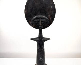 An Old African Ashanti Tribal Fertility Wood Carving