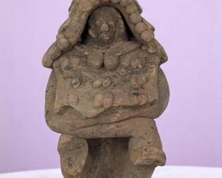 Pre-Columbian Pottery Shaman Figure