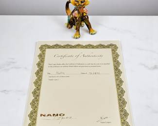 Limited Ed. 51/895 Nano Lopez (Colombian / American, b.1955) Bronze Sculpture "Sally" With COA