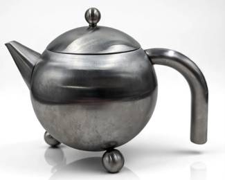 Vintage Original Henley Stainless Steel Teapot
