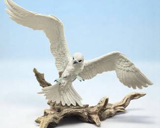 Limited Ed. Signed Boehm Natural Audubon Society 1988 Porcelain Sculpture, "Fairy Tern" #243/442