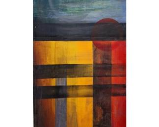 Biren De - Oil On Canvas Painting, NO COA 52" X 30"