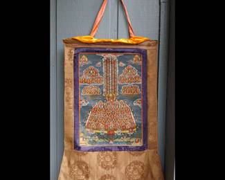 Antique Tibetan Tangka, 19th Century