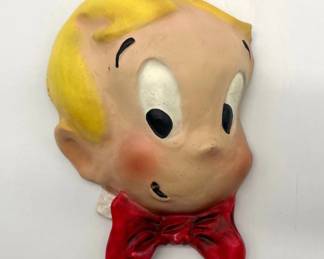 Chalk ware Richie Rich string holder