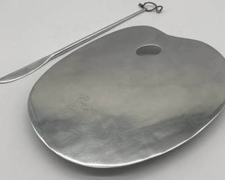Nina Oberoi-Lunares palette cheese board, knife