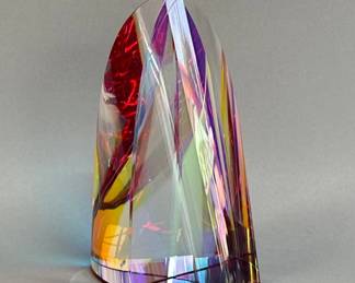 Denali signed art glass