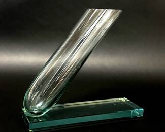 Stephen Schlanser art glass sculpture