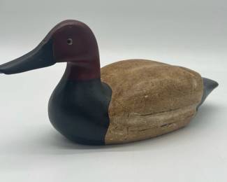 Gary Lowenthal painted and carved Canvasback Drake