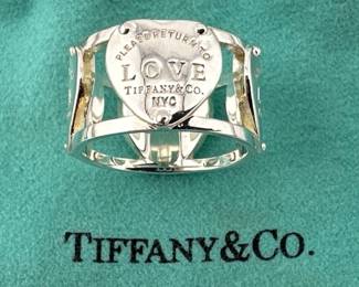 Tiffany sterling Love Ring