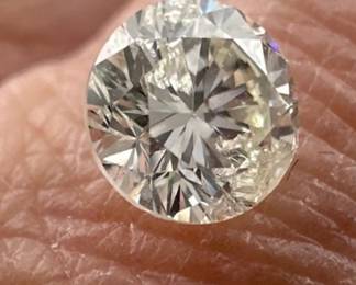 Loose round cut 0.75 diamond