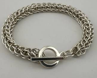 Sterling link bracelet