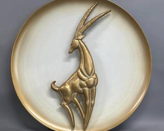 Large MCM wall plaque of gazelle