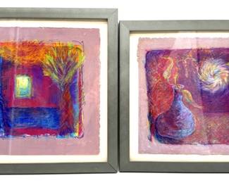 Richmond artist, Anne Sylvest oil chalk pastels on paper (2)
