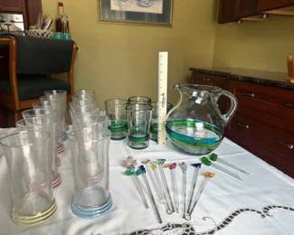31 Piece Glass Pitcher and Glass Set