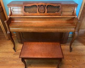 Kawai Professional Upright Piano Cherry Finish w Chair