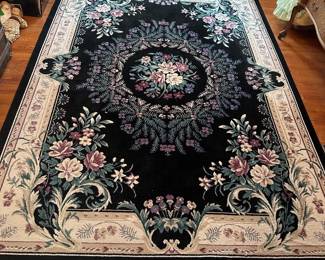 9 X 12 Oriental Rug Lorraine Black