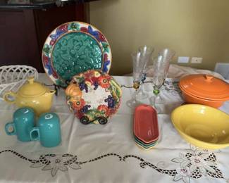 16 Various Serving Pieces