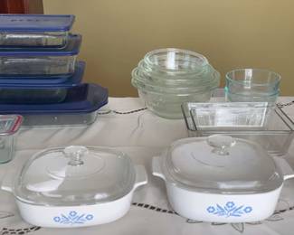 20 Various Piece Glass Pyrex