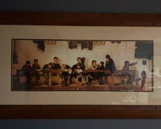 42 X 22 Gustav Igler In Detention Wood Framed Art