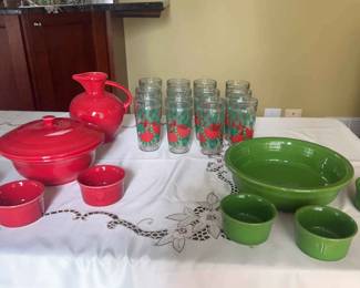 Various Kitchen Serving Pieces