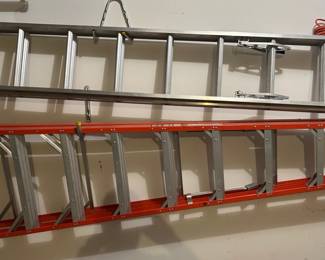 24ft Aluminum Extension Ladder 10ft Aluminum
